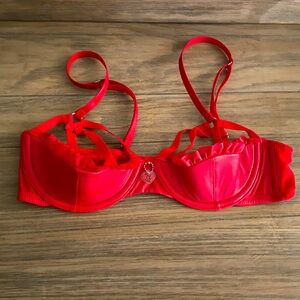 Savage x Fenty Glossy Flossy Caged Quarter Cup Bra